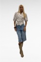 bermuda wide-leg capri